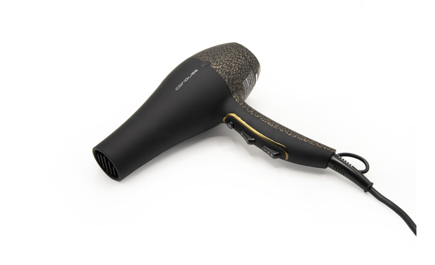 CORIOLISS HAIR DRYER FLOW DC GOLD LEOPARD SOFT TOUCH