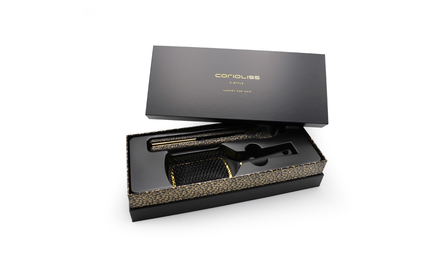 C-STYLE GOLD LEOPARD SOFT TOUCH + PADDLE