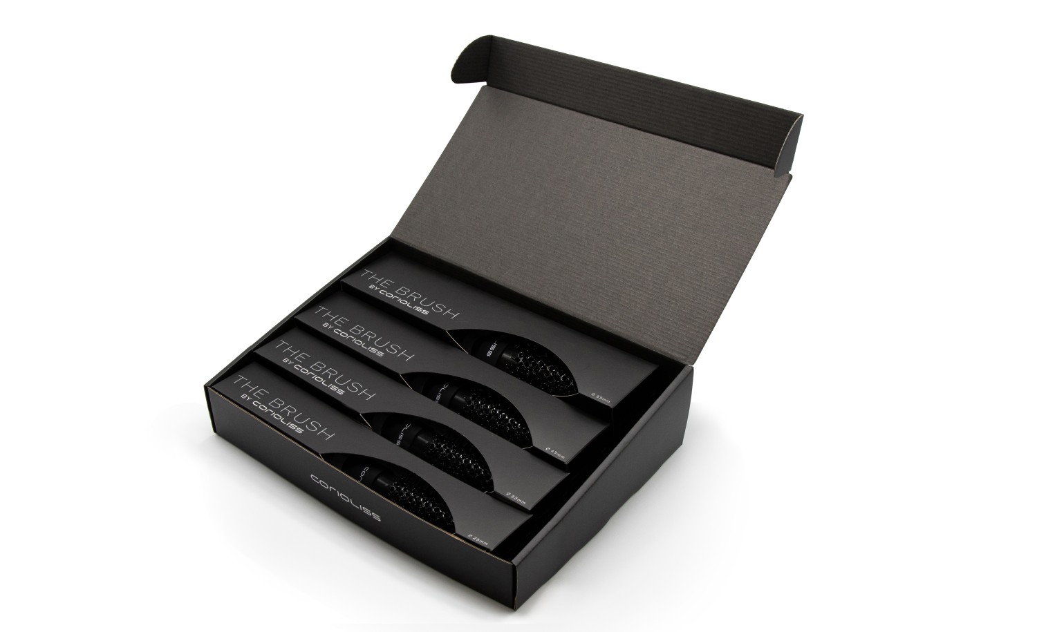 THE BRUSH BY CORIOLISS BLACK KIT 4